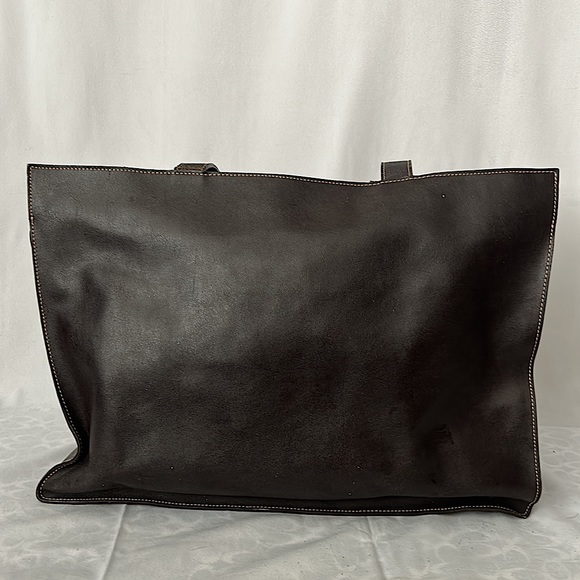 Tous Vintage Brown Cheetah Print Teddy Bear Leather Tote Purse Bag 🐆🐆 - Picture 2 of 15